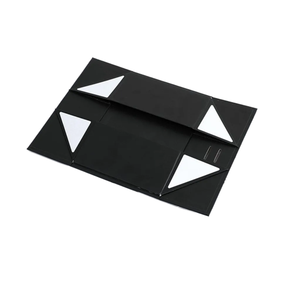 Compre Ahora Cajas <span class=keywords><strong>de</strong></span> Regalo Plegables <span class=keywords><strong>de</strong></span> Cartón <span class=keywords><strong>de</strong></span> Lujo con Cierre Magnético Negro, Cajas con Tapa Abatible Personalizadas al por Mayor, Adecuadas para Pequeñas Empresas - Product Image 3