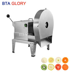 500 KG/H Acero inoxidable Automático Limón Manzana Jengibre Hongo Cortador de frutas y verduras Máquina rebanadora - Product Image 1