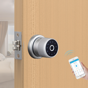 Rfid Card TTLock and Tuya App Remote Control <strong>Digital</strong> Password Fingerprint Round <strong>Knob</strong> Smart <strong>Door</strong> Electronic Locks - Product Image 4