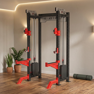Rack de Potencia Multifuncional 2 en 1 de Alta Resistencia con Cable Cruzado y Jaula para Sentadillas para Entrenamiento en Casa y Gimnasio - Product Image 3