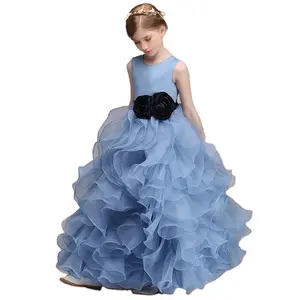 Flower Girls' Dresses Gorgeous Ruffles Organza Made Child Birthday Party Dresses