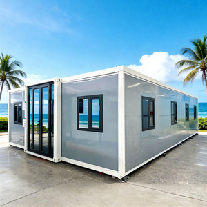 Base de travail à distance Nomad, maison conteneur préfabriquée extensible de 20 pieds ou 40 pieds, 1, 2, 3 ou 4 chambres, petite maison isolée, étanche et mobile - Product Image 1