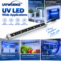 Bande LED UV UVWORKS SMD 3535 225NM 235NM 255NM 265NM 275NM 308NM 312NM 340NM 365NM UVC UVB UVA