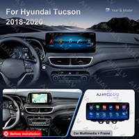Aijia Promotion Exceptionnelle pour HYUNDAI Tucson 2018-2020 – Kit Complet d'Installation Facile pour Autoradio Android 12,3 pouces Noir Mat (LHD) avec Câblage et Canbus