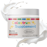 Poudre de colostrum Greenpie OEM à marque privée, saveur café naturelle, pour adultes/enfants/femmes, complément immunitaire naturel