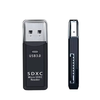 Lector de Tarjetas Externo USB 3.0 de Alta Velocidad para Computadora, Teléfono Móvil y Auto, 2 en 1, Adaptador de Lector de Tarjetas SD y TF al por Mayor