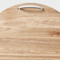 Panier de rangement rond en fil métallique amovible pour la maison, avec couvercle en bois d'acacia, écologique