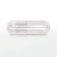 Capsules végétariennes transparentes taille 00EL, 00, 0EL, 0, 1, 2, 3, 4, capsules vides en HPMC, capsules végétales vides pour l'emballage de poudre