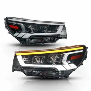 Pickup Accessories Led Hid Head Lamp DRL Sequential Indicator Headlight For Toyota Hilux REVO ROCCO VIGO 2021
