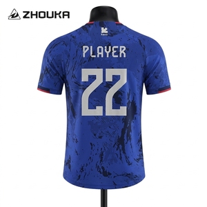 Nueva Camiseta de Fútbol Azul Ecológica Personalizada, Uniforme de Equipo OEM, Sublimación, Transpirable, de Secado Rápido, Camisetas de Fútbol Recicladas para Hombre - Product Image 2