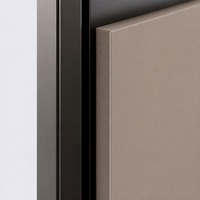 Portes en aluminium et bois de haute qualité, design moderne, résistantes au vent, finitions personnalisables pour les espaces intérieurs. Bois massif sélectionné