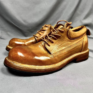 Material de cuero de caballo italiano hecho a mano clásico suave cuero genuino Derby zapatos para hombres Oficina fiesta conducción zapato botas personalizadas - Product Image 5