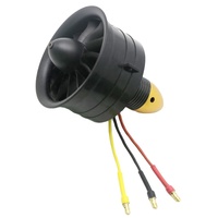 Système de ventilateur à pales cannelées (EDF) 64 mm/70 mm à 12 pales et 90 mm/120 mm à 11 pales pour avion à réaction avec moteur sans balais, avion RC et hélicoptère RC