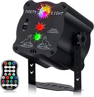 Wuzstar Nouvelle Lampe Stroboscopique Mini Disco du Nouvel An, Activée par le Son, Télécommande, Minuteur, 90 Motifs, LED RGB, Alimentation USB, Éclairage de Fête pour