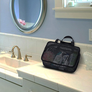Sac de Douche en Maille avec Fermeture Éclair, Sac Fourre-Tout, Rangement Cosmétique, Multifonctionnel, Grande Capacité, Portable pour Organisateur - Product Image 6