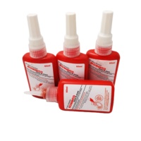 Colle à vis de 50ml avec adhésif liquide anaérobie rouge PTFE pour joints de tuyaux
