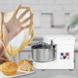 22Kg Flour Bread Dough Mixer Noodle Spiral Mixer Kneading Machine Kit 22Kg Mixing Capacity Flour Mixing Machine