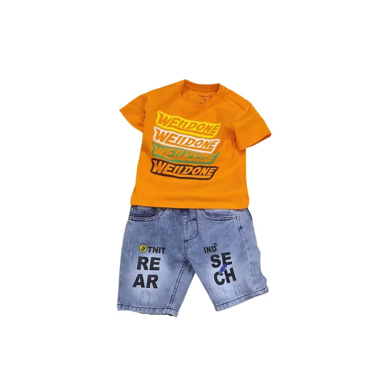 Boys Clothing Sets Cheap Price Washable Kids Clothes Fashion Each One In OPP Bag Made In Vietnam Manufacturer
