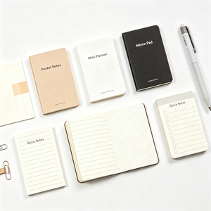 Sublimation Notebook Blank Custom Notebook Printing Cloth Cover Mini Size Composition Pages Ribbon <b>Bookmark</b> Custom Logo - Product Image 1