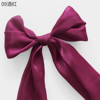 Shinewrap Usine En Gros Arc En Soie pour Bouquet Décoration Emballage Cadeau Soie Satin Fleuriste Décoration Arc Matériel