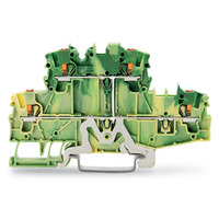2202-2707 Bornier de traversée DIN Rail vert d'origine allemande en stock 2202-2707