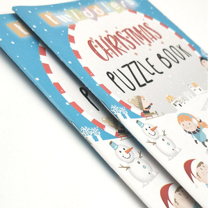 Pittura personalizzata stampa natale da colorare <span class=keywords><strong>libro</strong></span> Puzzle per bambini - Product Image 2