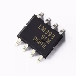 LM393DR SOP8 Chinese Brand Chip Low Power Voltage Comparator LM393D Chip IC