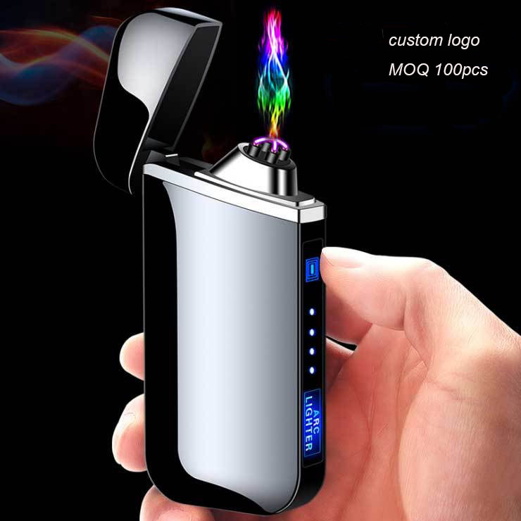 Высококачественные ветрозащитные зажигалки с двойной дугой и зарядкой от USB