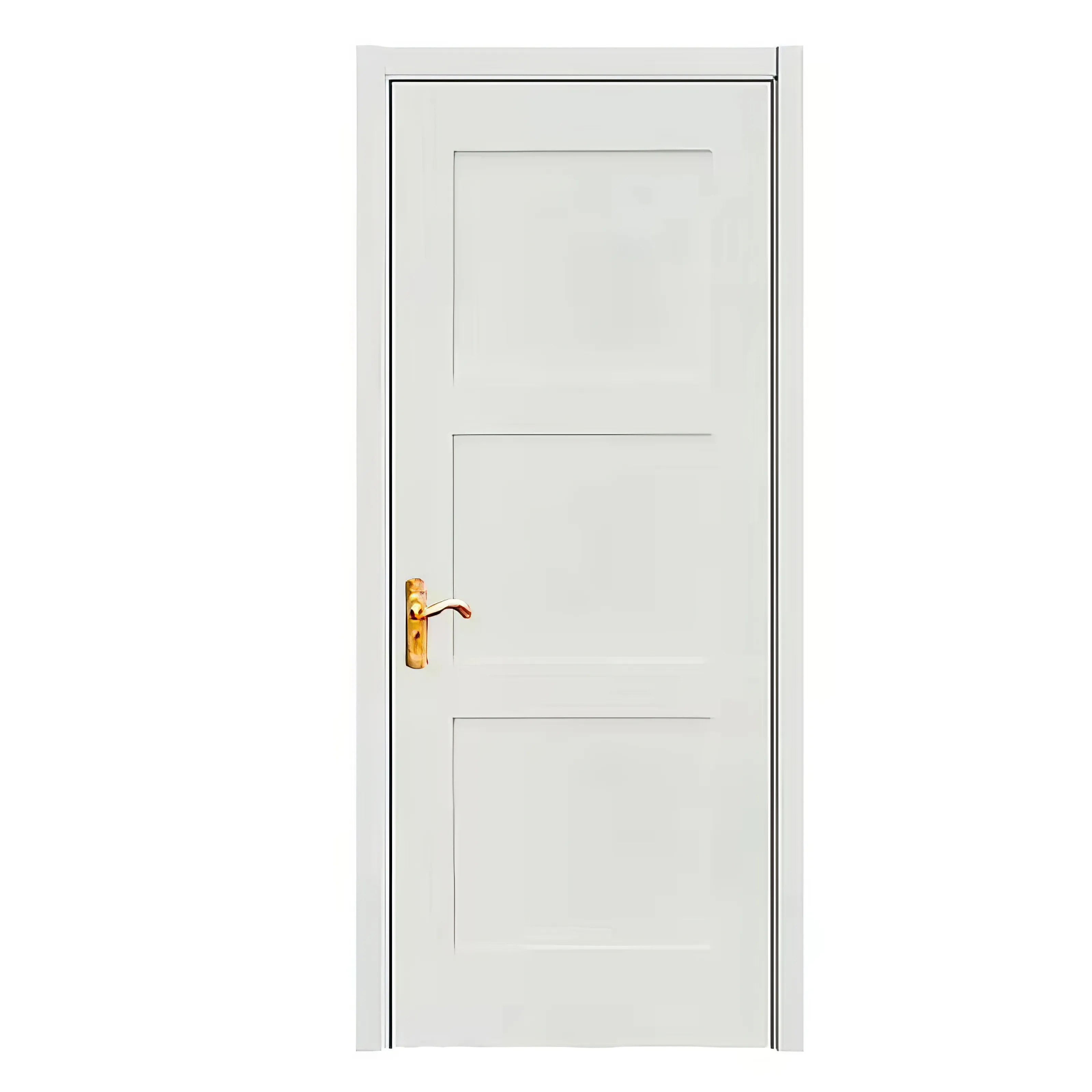 Waterproof Fashional Shaker Style Interior Switch Wpc Door Wood Plastic Door Interior MDF Door for Houses