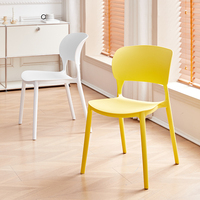 Chaises de salle à manger modernes et contemporaines en PP, pas chères, pour cuisine, café, bistrot, empilables, en plastique, fournisseur de meubles de jardin et de salle de sport