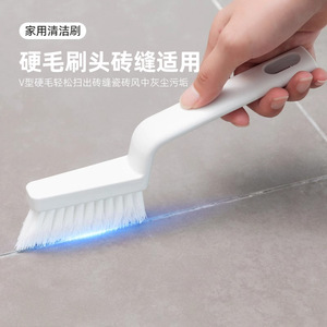 Cepillo de limpieza multifuncional para ranuras con cerdas de nailon para limpiar azulejos de cocina, baño, suelos y ranuras de ventanas. - Product Image 5