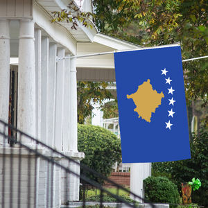 批发3x5ft英尺科索沃三角旗68D/100D聚酯可定制所有国家由可靠供应商快速交货 - Product Image 5