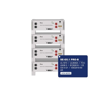 แบตเตอรี่ SE-G5.1 Pro-B 5.12kWh LiFePO4 48V แบบโมดูลาร์ ESS สามารถต่อพ่วงได้สูงสุด 64 ยูนิต พร้อมระบบจัดการแบตเตอรี่อัจฉริยะ (Smart BMS) สำหรับใช้ในบ้านพลังงานแสงอาทิตย์และเชิงพาณิชย์ - Product Image 6