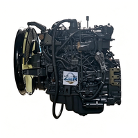Moteur complet diesel ZEK Machinery 4HK1X 4HK1, 128,4 kW, 2000 tr/min, pour excavatrice Isuzu JCB JS220 JS220LC