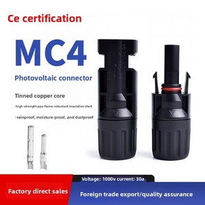 Connecteur photovoltaïque MC4 DC 1000V, étanche IP67, résistant aux UV, connexion facile pour les systèmes de panneaux solaires - Product Image 4