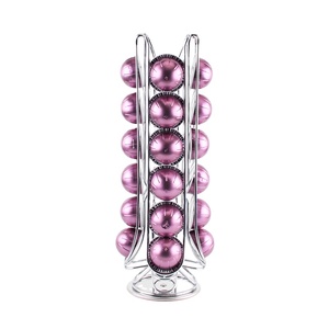 <span class=keywords><strong>Vertuo</strong></span> línea 24 piezas cromo Chapado en Metal de alambre de cápsula de café titular - Product Image 1