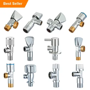 IFAN OEM Different Types Brass Toilet Angle Valve Bathroom Accessories Sanitary Valves Angle Stop Valve