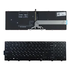 แป้นพิมพ์สำหรับ Dell Inspiron 15 3000 5000 3541 3542 3543 5542 5545 5547 17-5000แป้นพิมพ์แล็ปท็อปพร้อมไฟหลัง