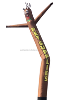 Publicité Extérieure Dansant Homme Tube Avec Souffleur Drôle Personnalisé Animal Dessin Animé Chat gonflable chien gode air danseur chien