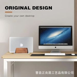 Wooden Laptop <b>Stand</b> Minimalist Design Desktop Organizer For Tablet <b>Pc</b> <b>Stands</b> - Product Image 4