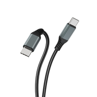 Cable de Datos Ecológico de Carga Rápida 3A USB a Tipo-C con Trenzado de Nailon y Cobre Puro, con Soporte para Teléfono, para Computadoras y Teléfonos Móviles
