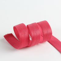 Bande élastique personnalisée en gros avec logo, colorée, pour accessoires de lingerie, en nylon, confortable et durable