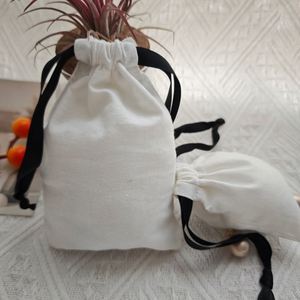 Hot Sale Promotion Cotton <b>Bag</b> Natural Cotton Pouch Size 10*15cm 100% Cotton Drawstring Muslin Drawstring <b>Bag</b> Jewelry <b>Bag</b> - Product Image 2