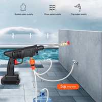 Machine à laver pour voiture Nettoyeur de maison Portable Garden 32V High Flow Pressure Battery Mini Wireless Rechargeable Cordless Car Washer