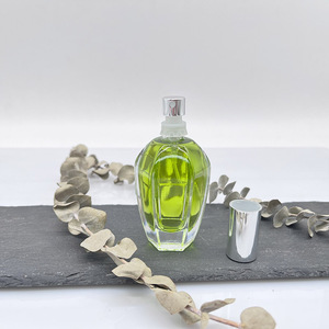Elegante Botella de Perfume Hexagonal de 35 ml, Alta Calidad, Fondo Grueso con <span class=keywords><strong>Ventana</strong></span>, Tapa Dorada, Envases de Belleza - Product Image 5