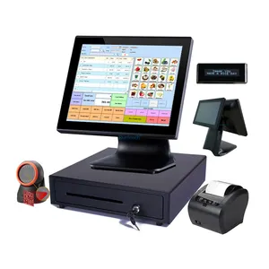 ใหม่ RT6 All In One POS ระบบการเรียกเก็บเงินเครื่องสำหรับซูเปอร์มาร์เก็ต/ร้านอาหาร/ร้านค้าปลีก/ร้านขายของชำ