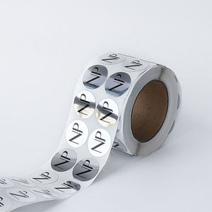 Stiker cermin PVC mewah dengan perak/emas Foil tebal merekat sendiri untuk kemasan kosmetik kelas atas - Product Image 3