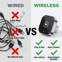 Adaptateur sans fil CarPlay Kaiwo A681, dongle certifié CE/FCC, prend en charge la mise à jour logicielle en ligne, compatible universellement avec l'autoradio