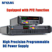 MYAMi 1000W 1500W 2000W 3000W 4000W 4500W 5000W 6000W Catu Daya DC Rak Daya Tinggi yang Dapat Diprogram, Dapat Diatur 1000V 0-5A untuk Laboratorium