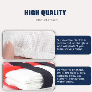 Coperta antincendio ce ,EU,BSCI,<span class=keywords><strong>BSI</strong></span>, coperta antincendio standard australiana con guanti coperta antincendio in fibra di vetro 47.2 pollici - Product Image 2